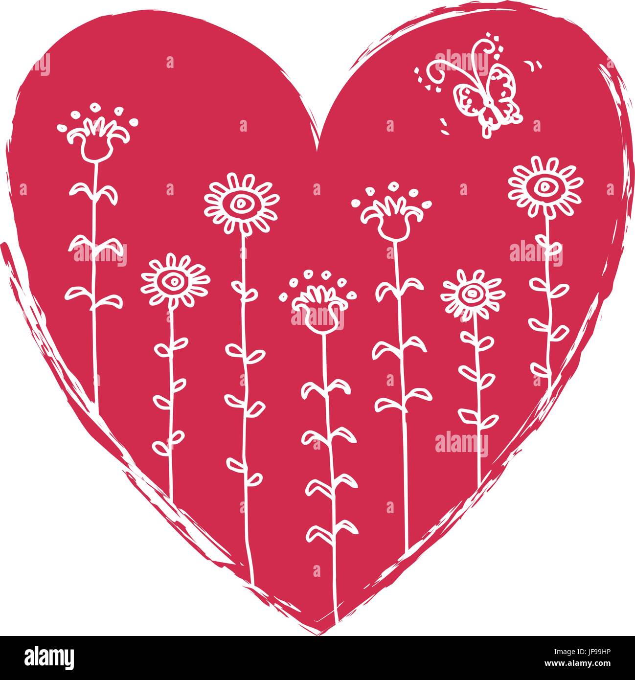 Valentine's Heart illustration Stock Vector