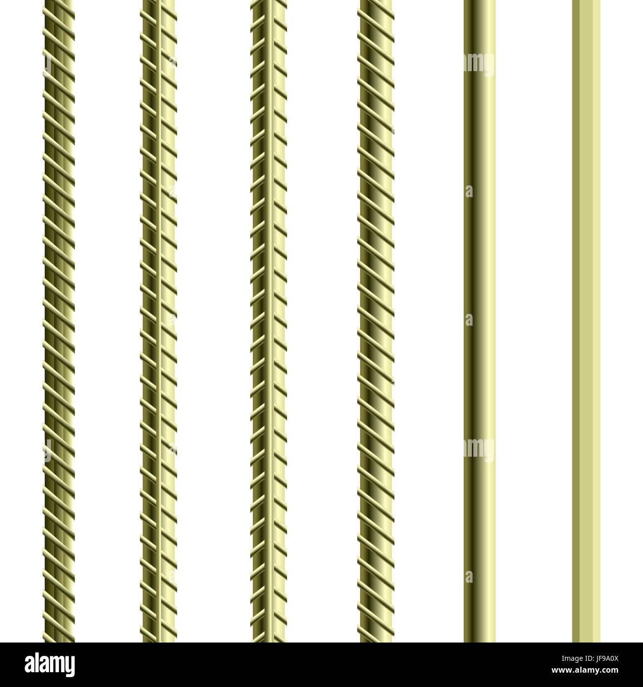 Rebar steel Stock Vector Images Alamy