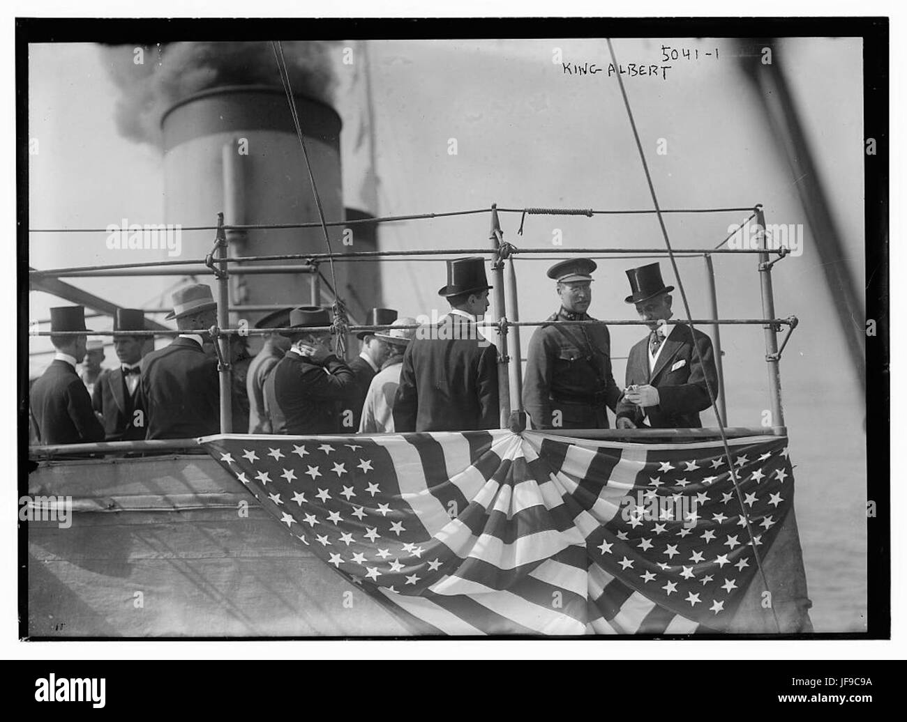King Albert I of Belgium, Historical Photograph Stock Photo - Alamy