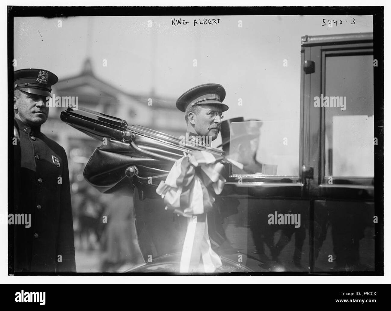 A portrait of King Albert I of Belgium, a key figure in World War I ...