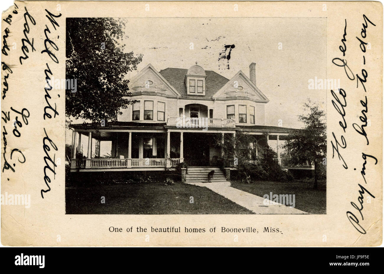 One of the beautiful homes of Booneville, Miss 32323814764 o Stock