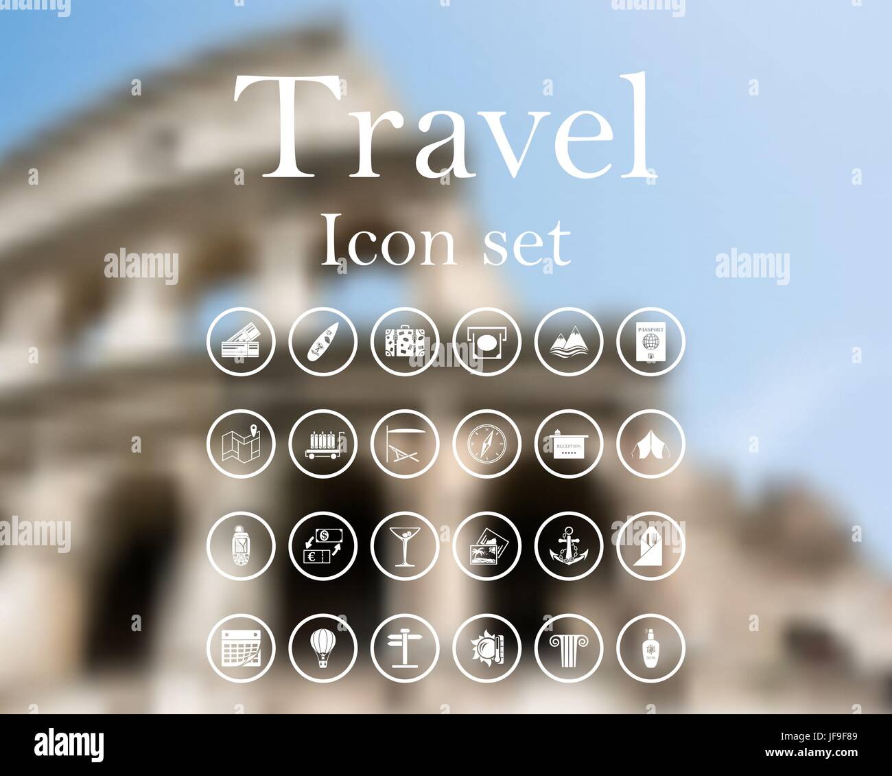 Travel icon set Stock Vector Image & Art - Alamy