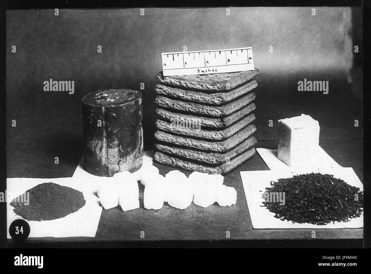 One day's sledging ration 34524517166 o Stock Photo - Alamy