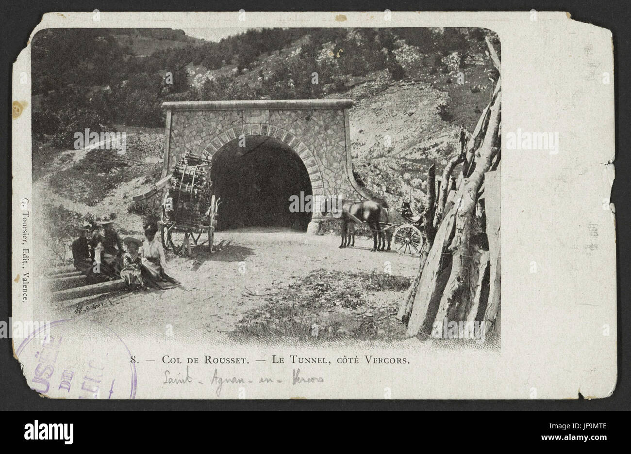 Col de Rousset -Le Tunnel, côté Vercors 34408178912 o Stock Photo