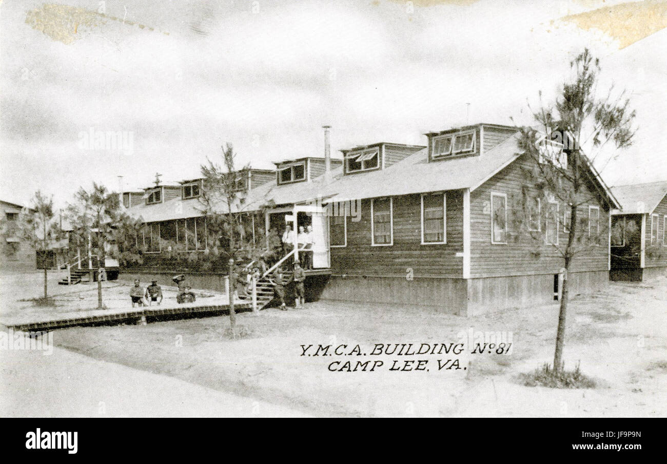 YMCA Building No 81, Camp Lee, Va 34763709093 o Stock Photo
