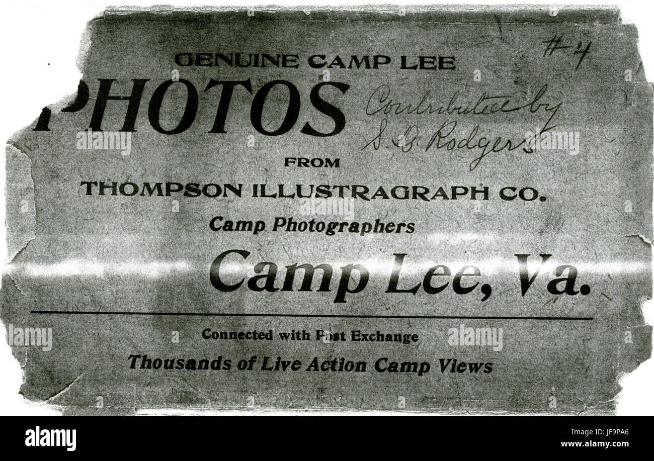 Genuine Camp Lee photos from Thomas Illustragraph Camp Lee, Va 35404682572 o Stock Photo