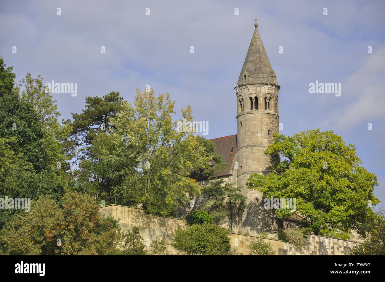 Historic Monastery in Lorch, Germany Stock Photo