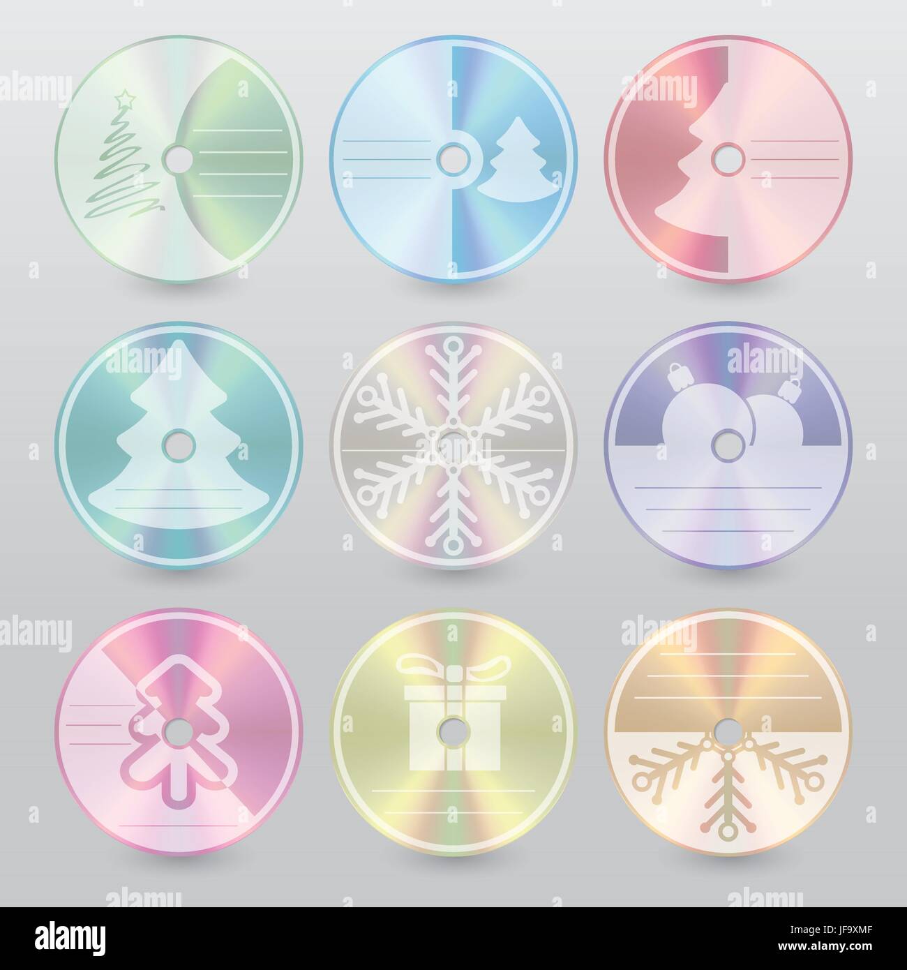 Cd dvd blu ray christmas cover designs Stock Vector Image & Art - Alamy