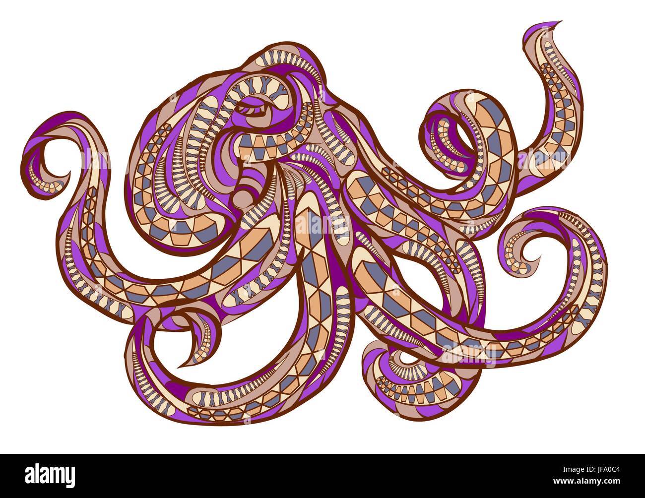 Octopus photo Stock Vector Images - Alamy