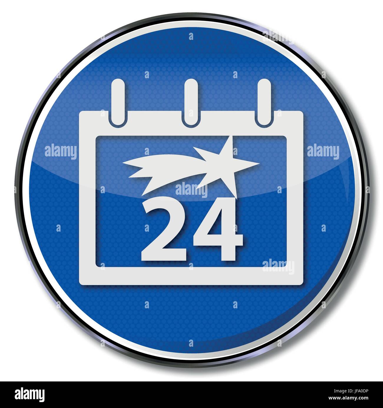24 december calender Stock Vector Images Alamy