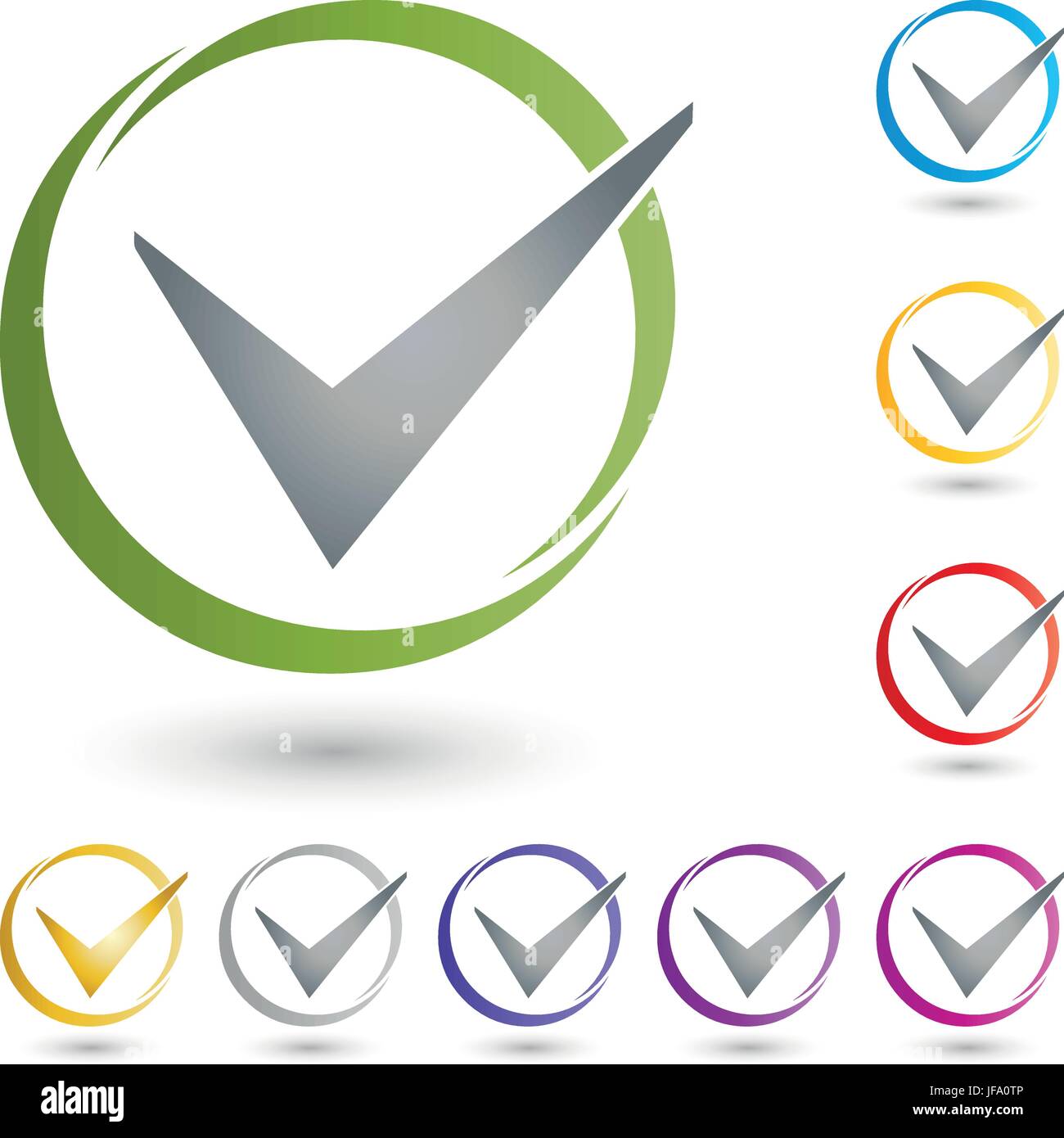 Checkmark vector vectors hi-res stock photography and images - Alamy