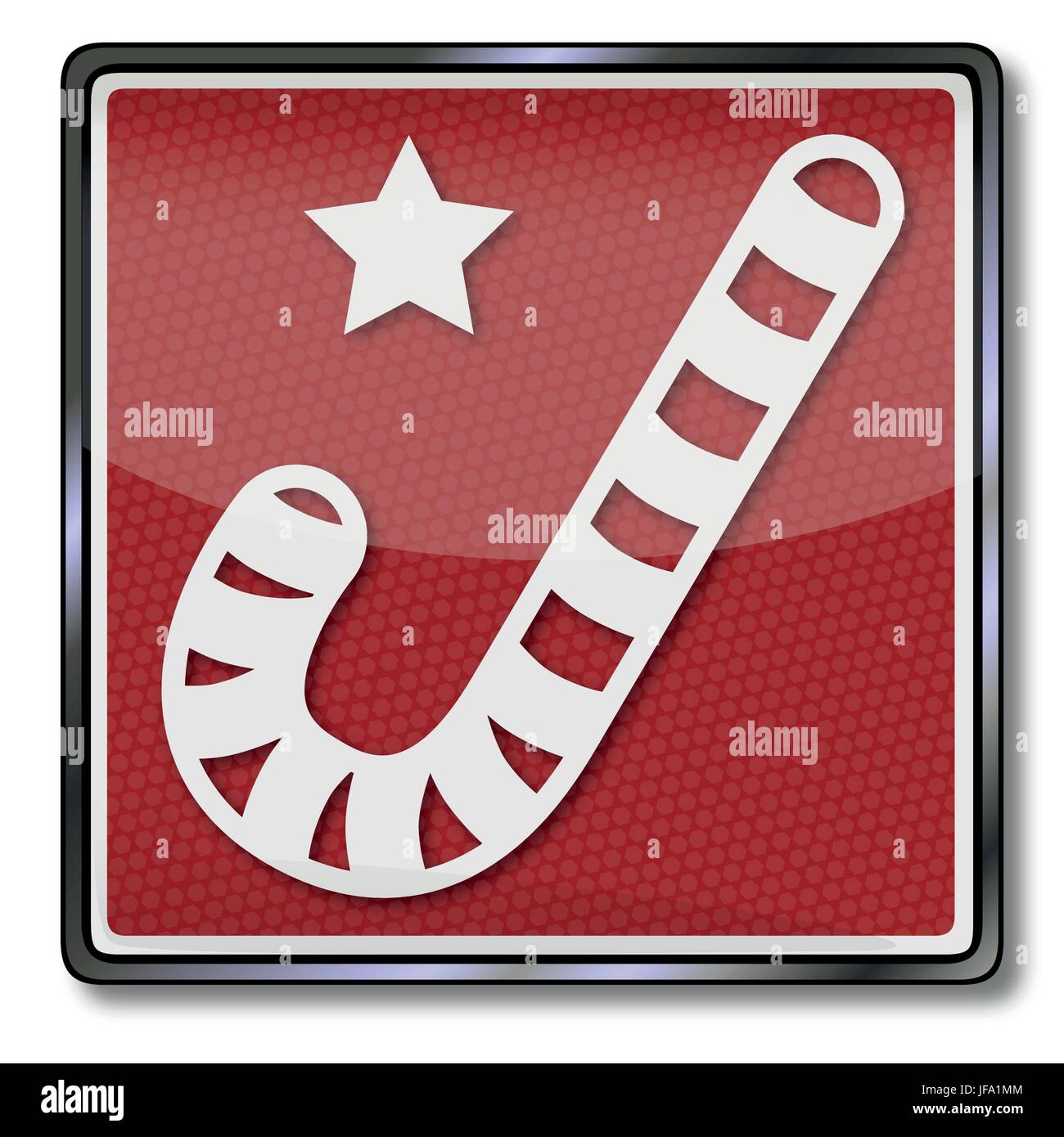 sign with candy cane Stock Vector Image & Art - Alamy