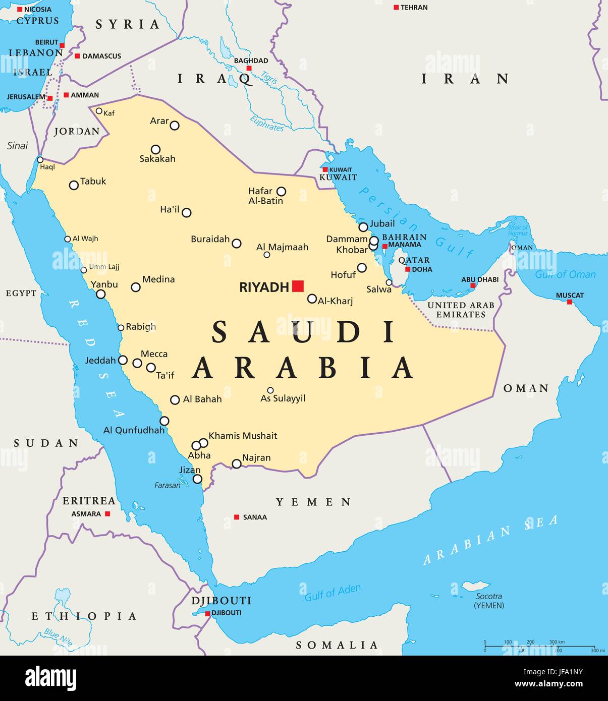 south arabia map