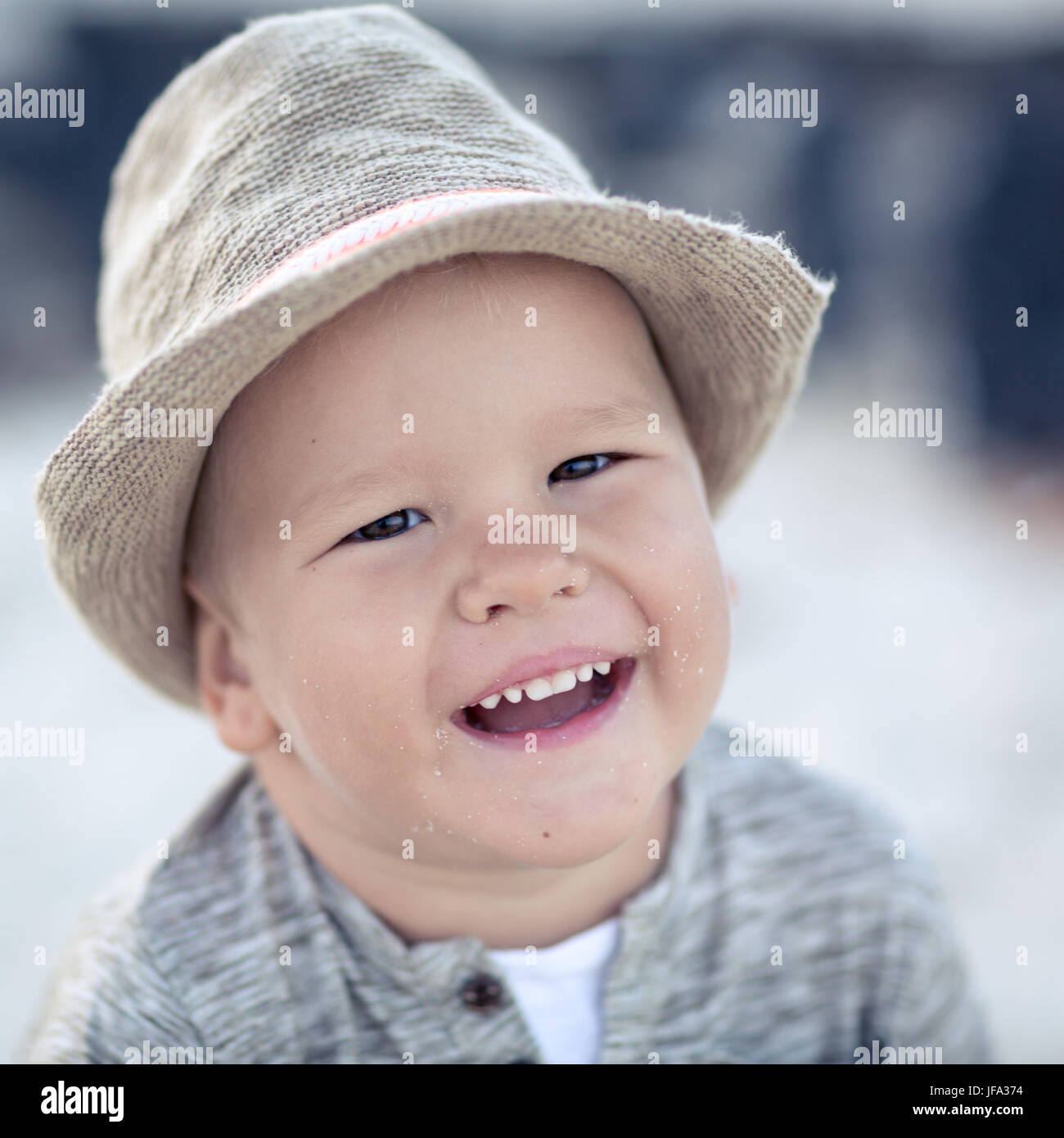 Portrait of a happy boy Stock Photo