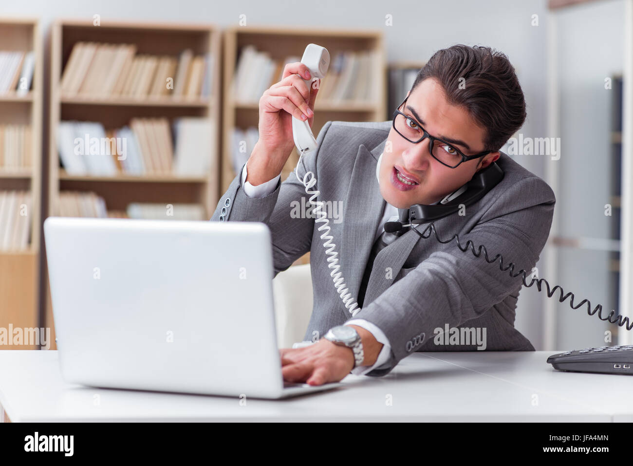 Angry Helpdesk Frustrated Furious Stock Photos Angry Helpdesk