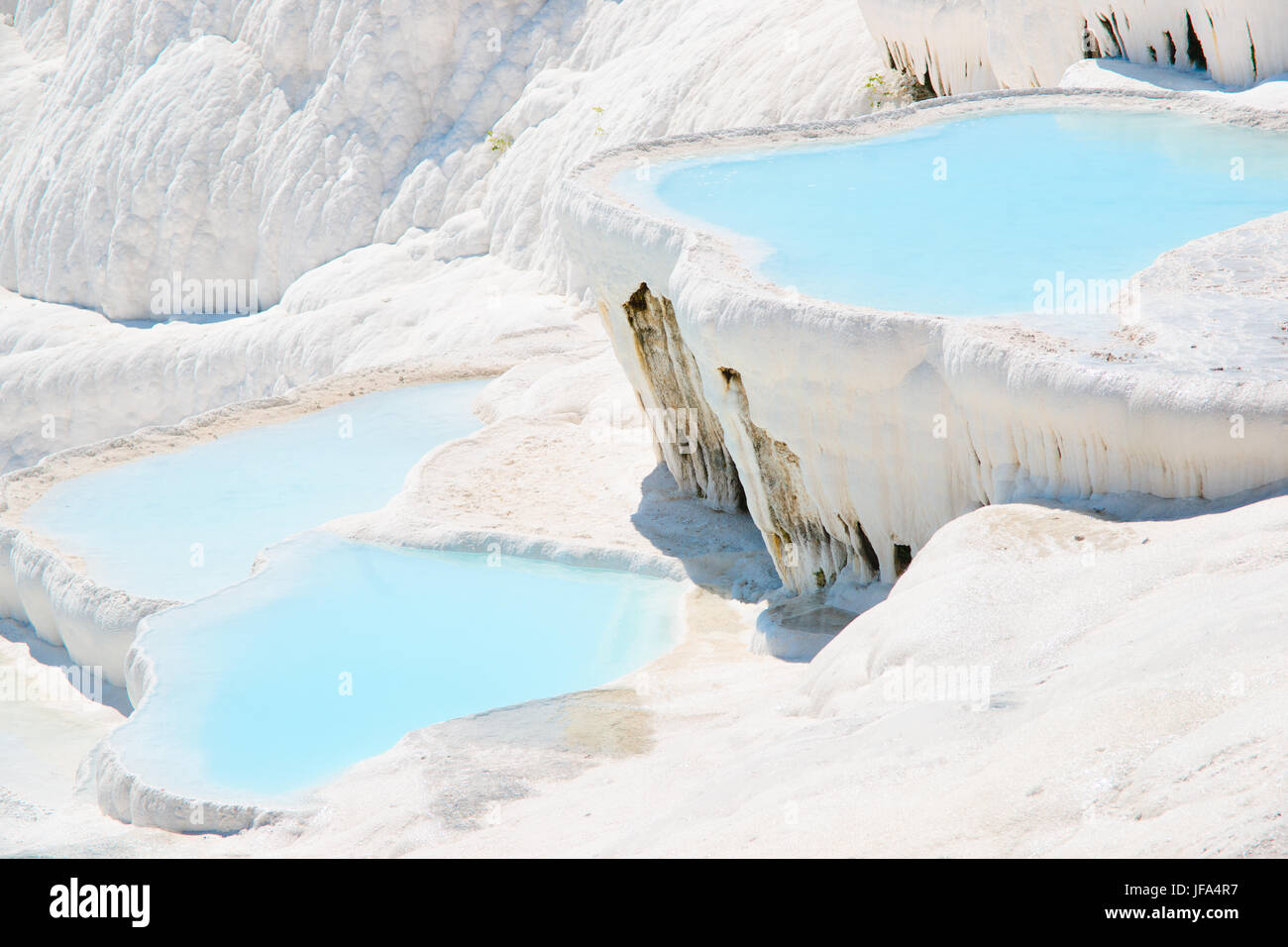 Travertinas Travertines in Pamukkale, Turkey Stock Photo - Alamy