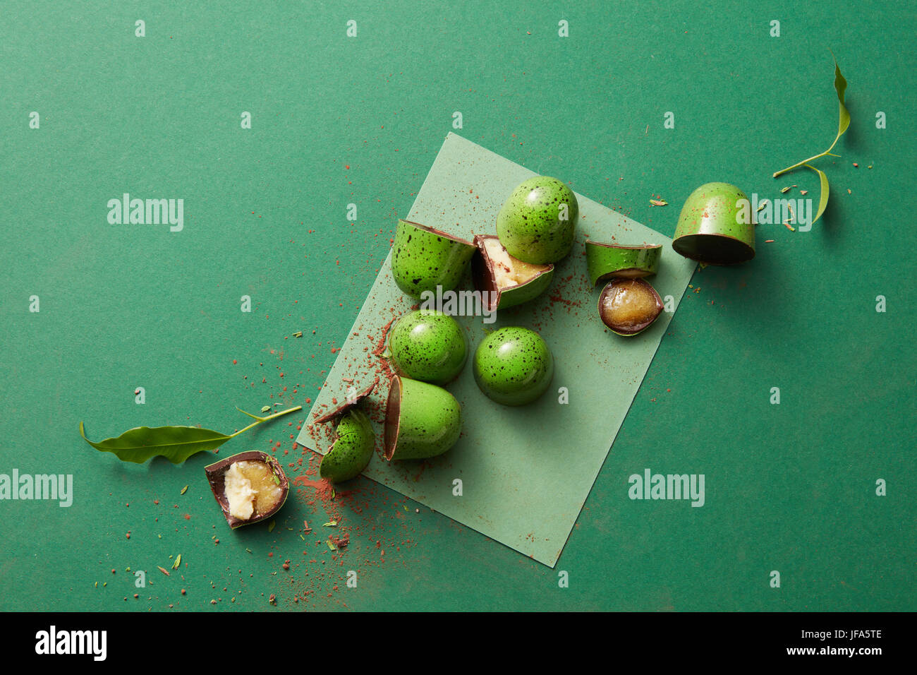 candy green chocolate Stock Photo Alamy