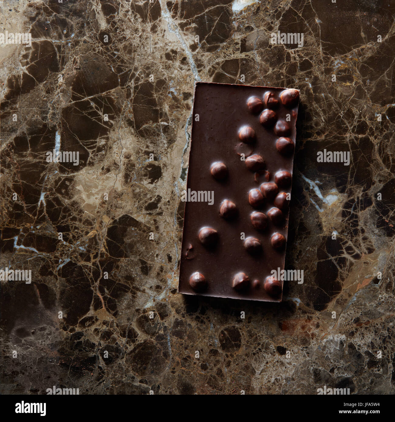 chocolate bar with nuts Stock Photo - Alamy