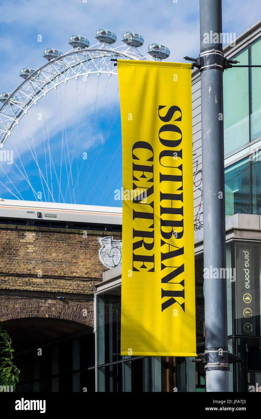 Southbank Centre is a world-famous arts centre on the South Bank of the Thames, London, England, U.K. Stock Photo