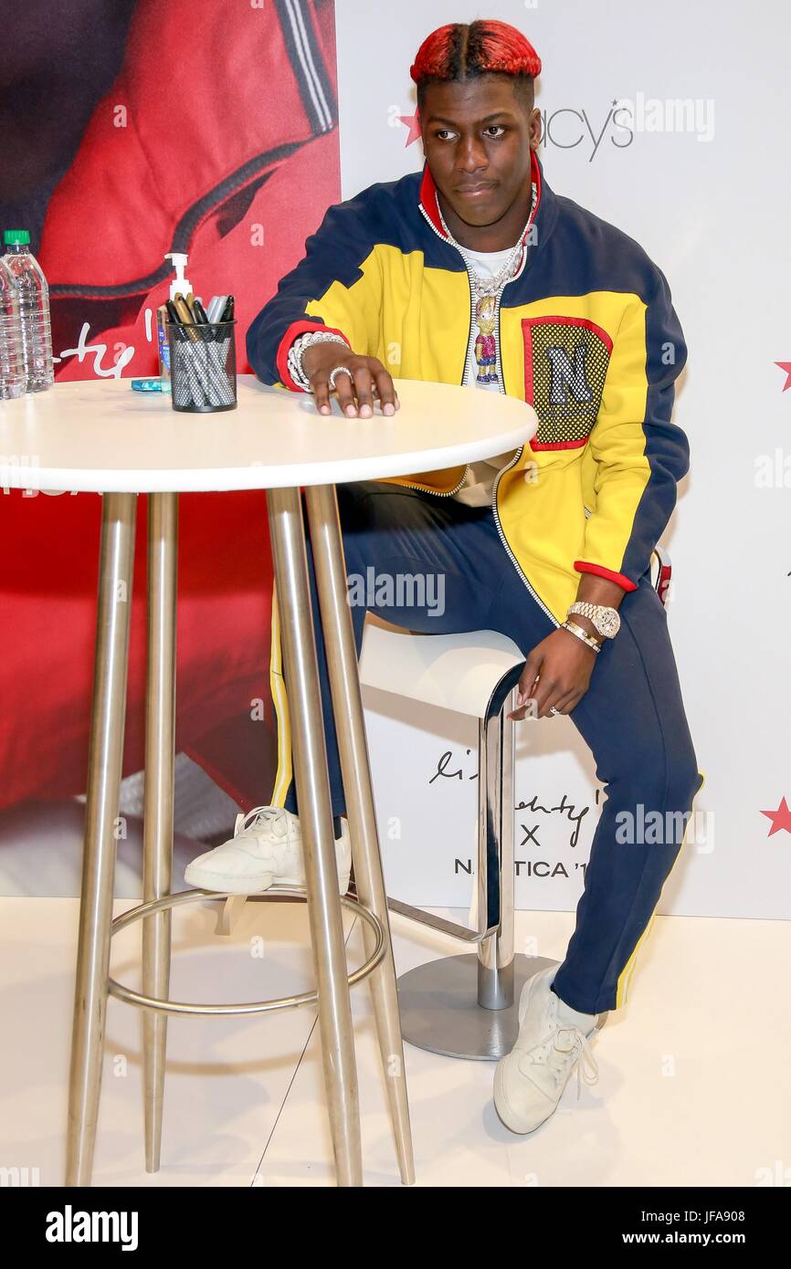 New York, NY, USA. 29th June, 2017. Miles Parks "Lil Yachty" McCollum at  in-store appearance for Macy's And Nautica Welcome Lil Yachty To Herald  Square, Macy's Herald Square Department Store, New York,
