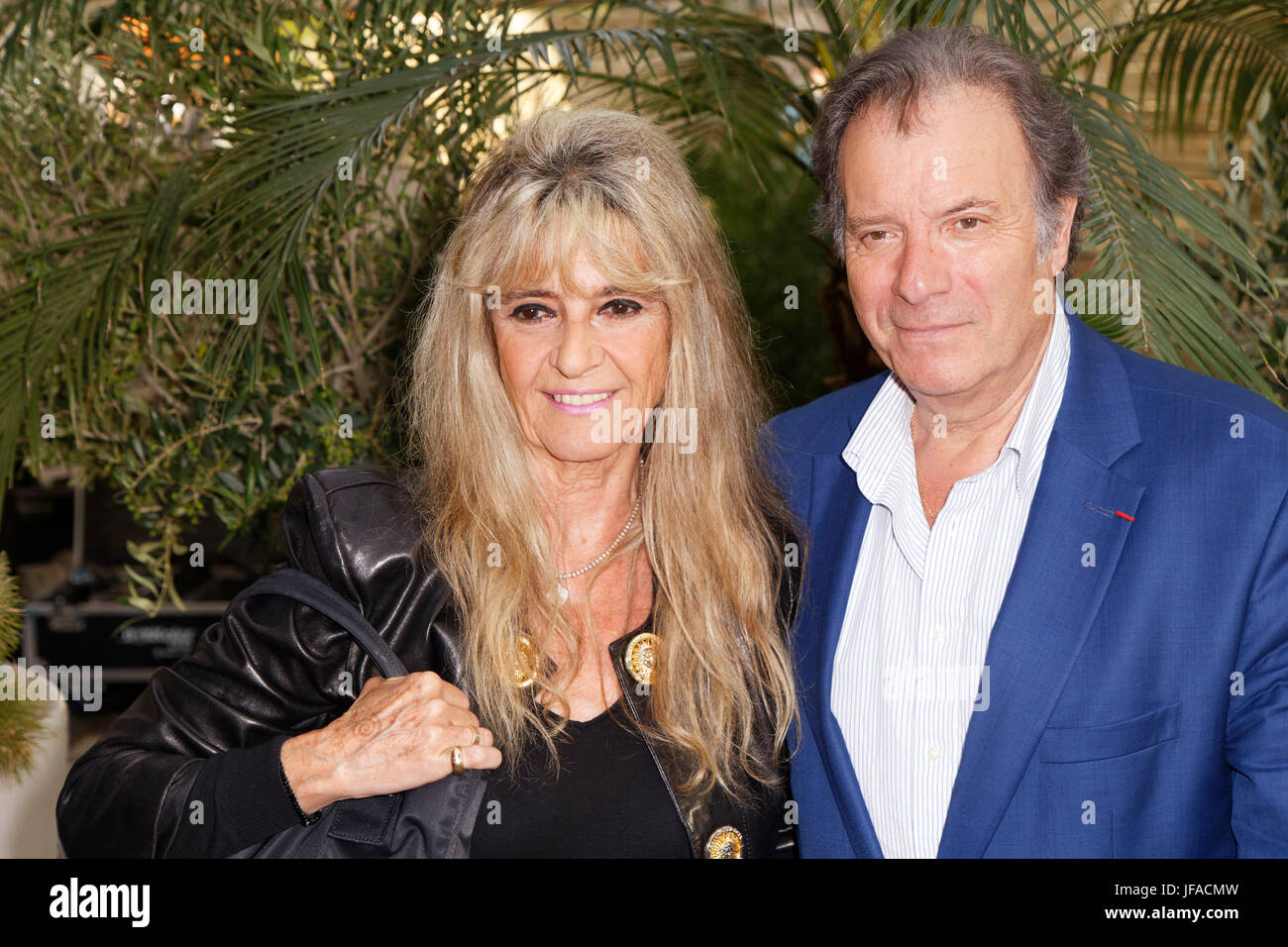 Paris, France. 29th June, 2017. Daniel Russo and his wife Lucie attend