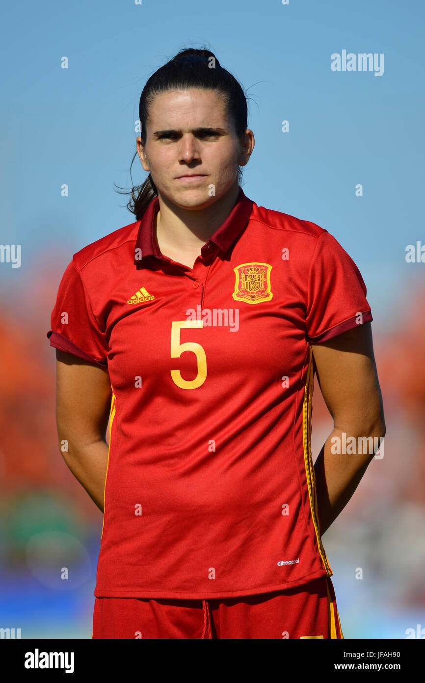 Andrea Pereira during a friendly match between the national women