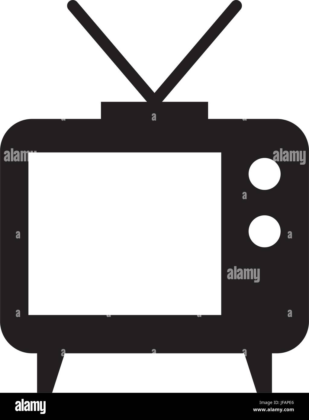 Big old television Stock Vector Image & Art - Alamy