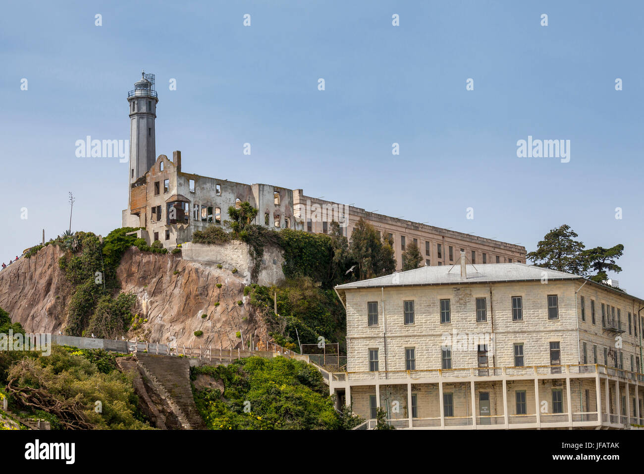 Alcatraz penitentiary, San Francisco, California, USA Stock Photo