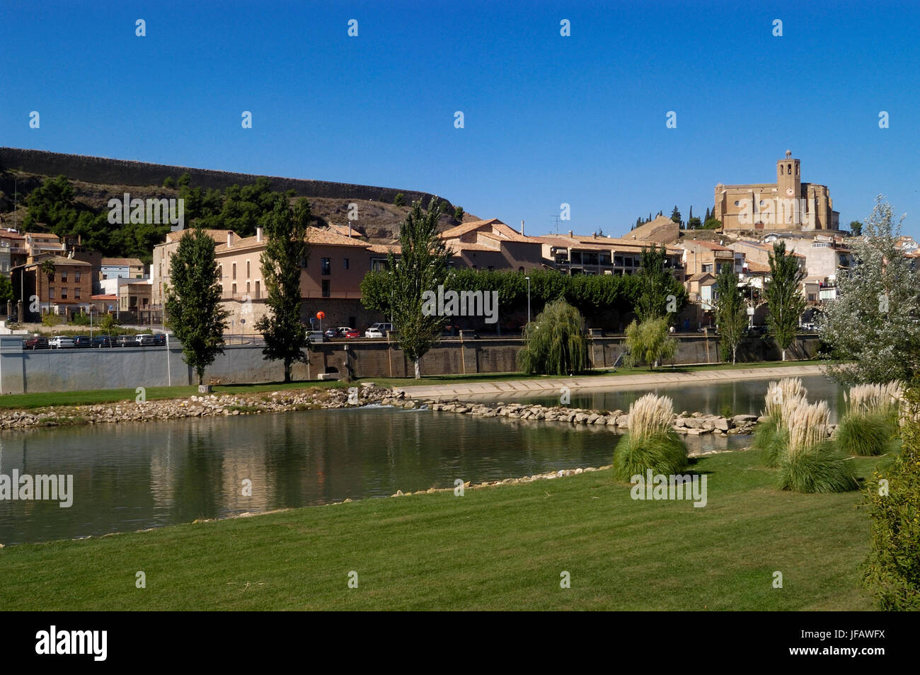 Village of Balaguer, Lleida province, Catalonia, Spain Stock Photo