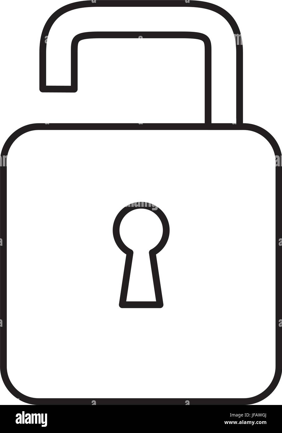 safe secure padlock icon vector illustration design Stock Vector Image ...