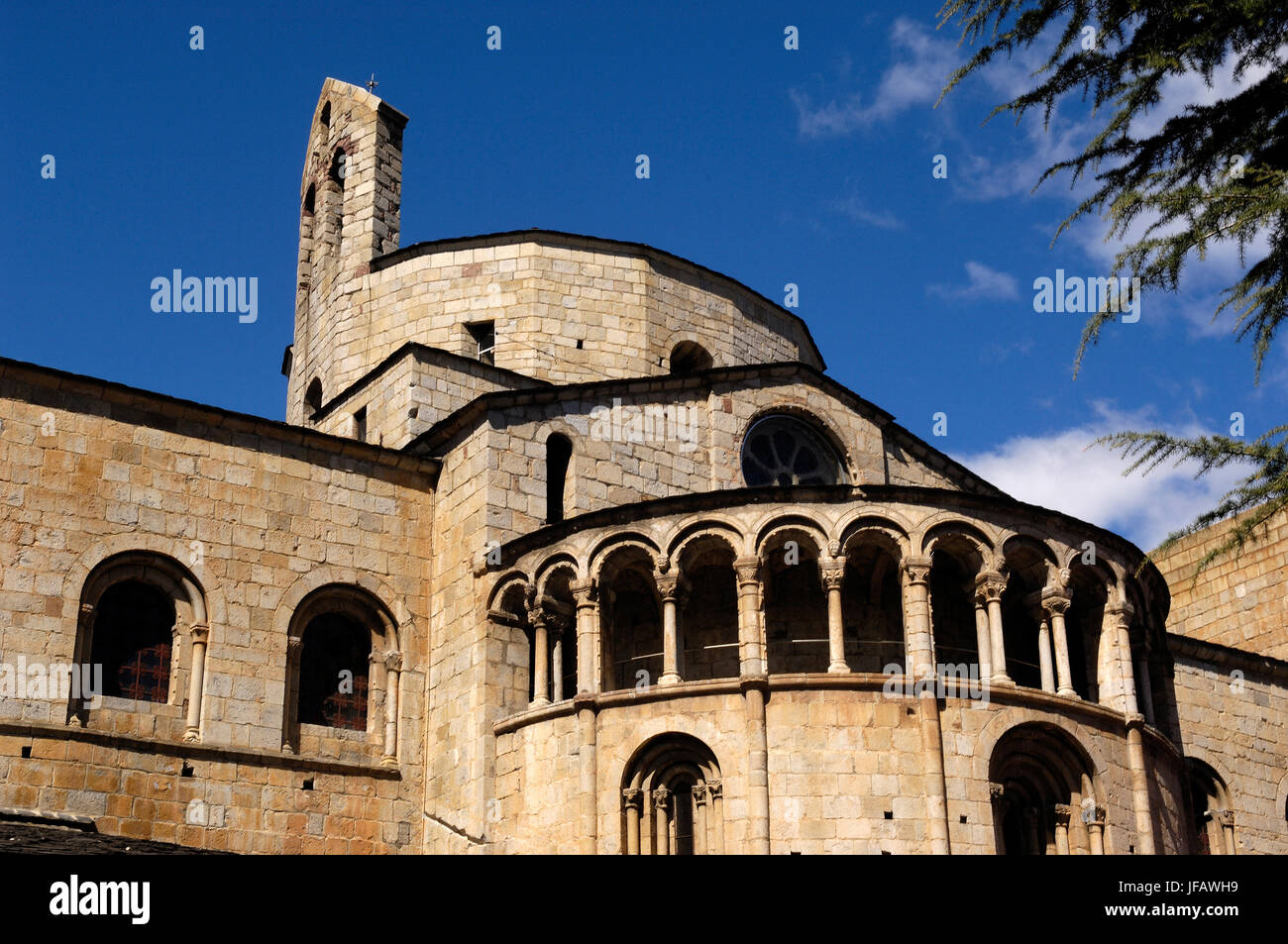 Cathedral of La Seu d urgell, Lleida province, Catalonia, Spain Stock Photo