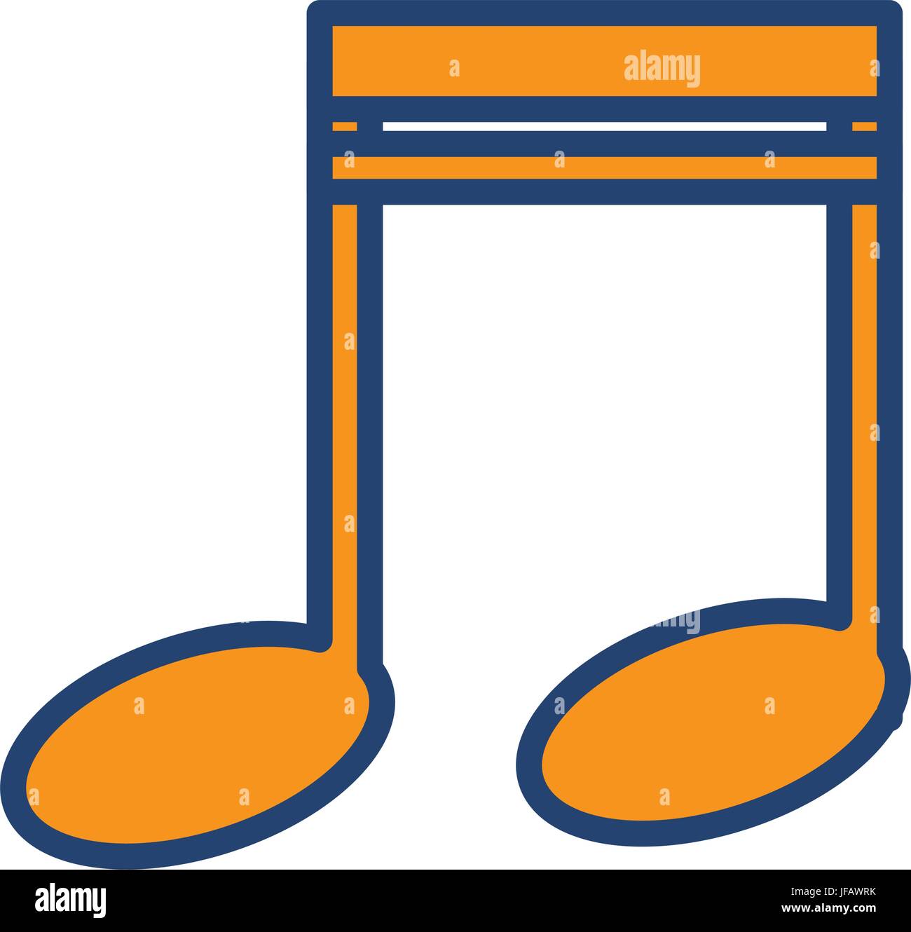 music note isolated icon vector illustration design Stock Vector Image ...