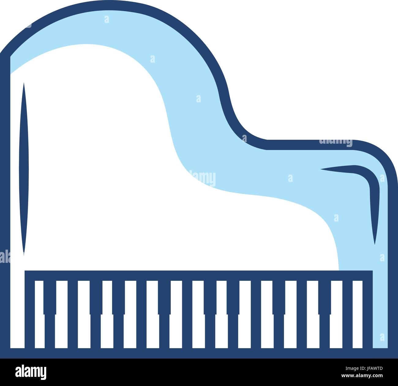 grand piano instrument musical vector illustration design Stock Vector ...