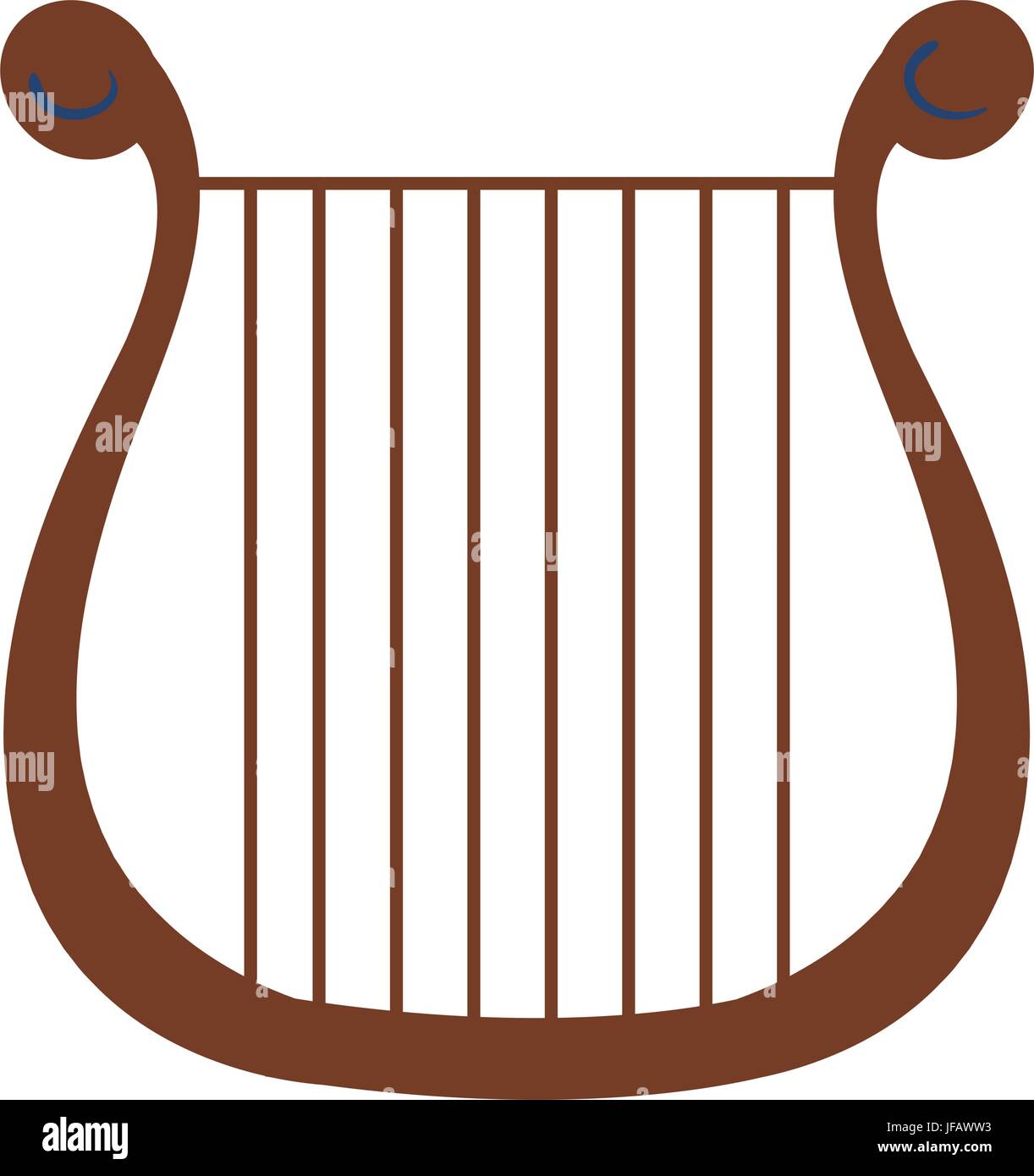 harp musical instrument icon vector illustration design Stock Vector ...