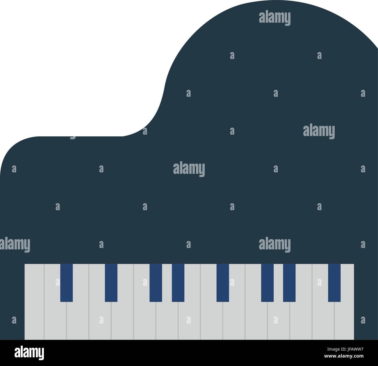 grand piano instrument musical vector illustration design Stock Vector ...