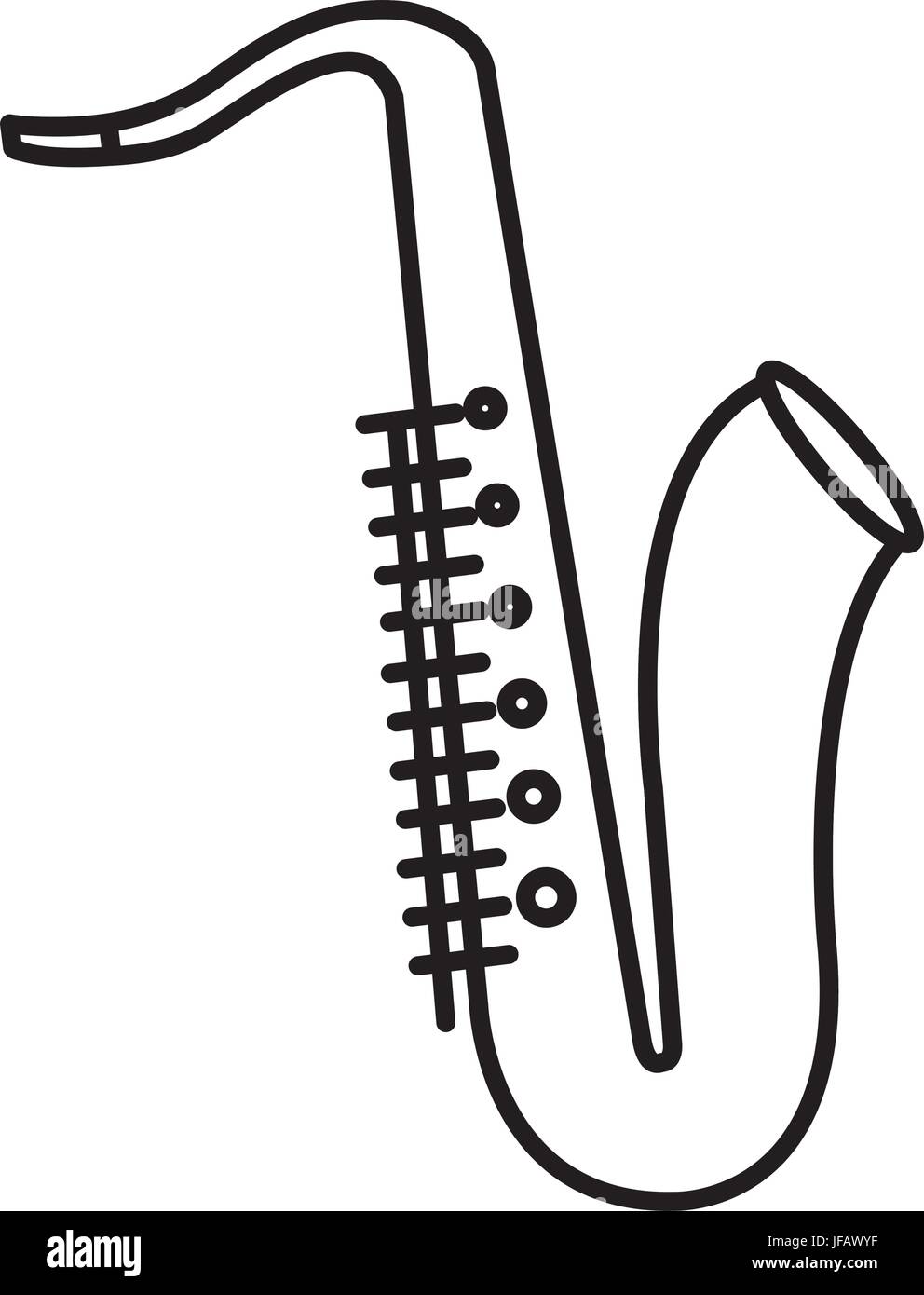 Saxophone musical instrument icon vector illustration design Stock ...