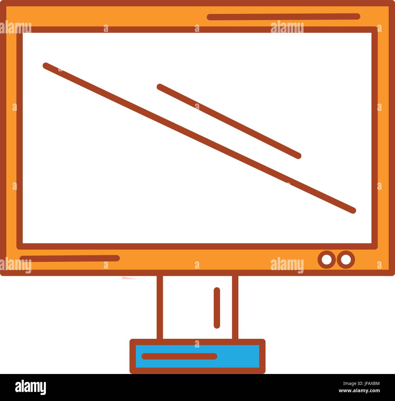 computer display isolated icon vector illustration design Stock Vector ...