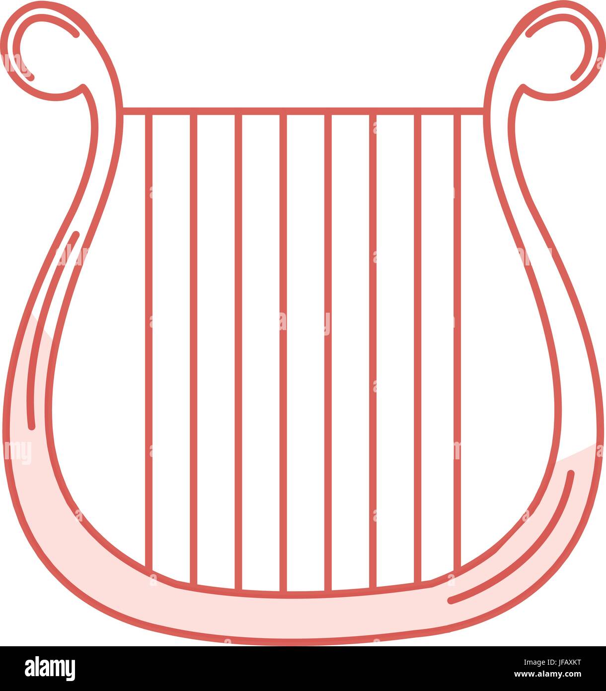 harp musical instrument icon vector illustration design Stock Vector ...