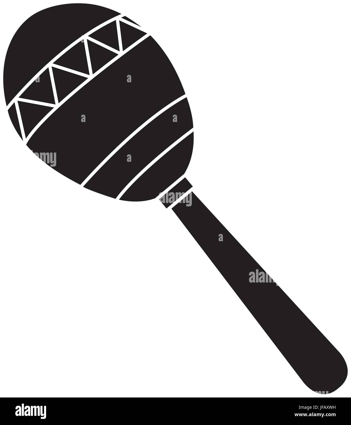 maracas tropical instrument icon vector illustration design Stock ...