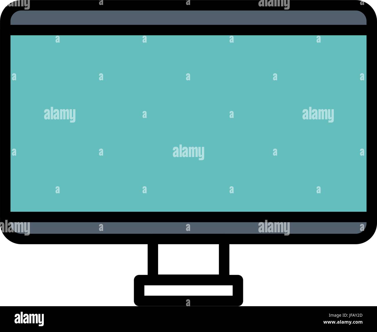 computer display isolated icon vector illustration design Stock Vector ...