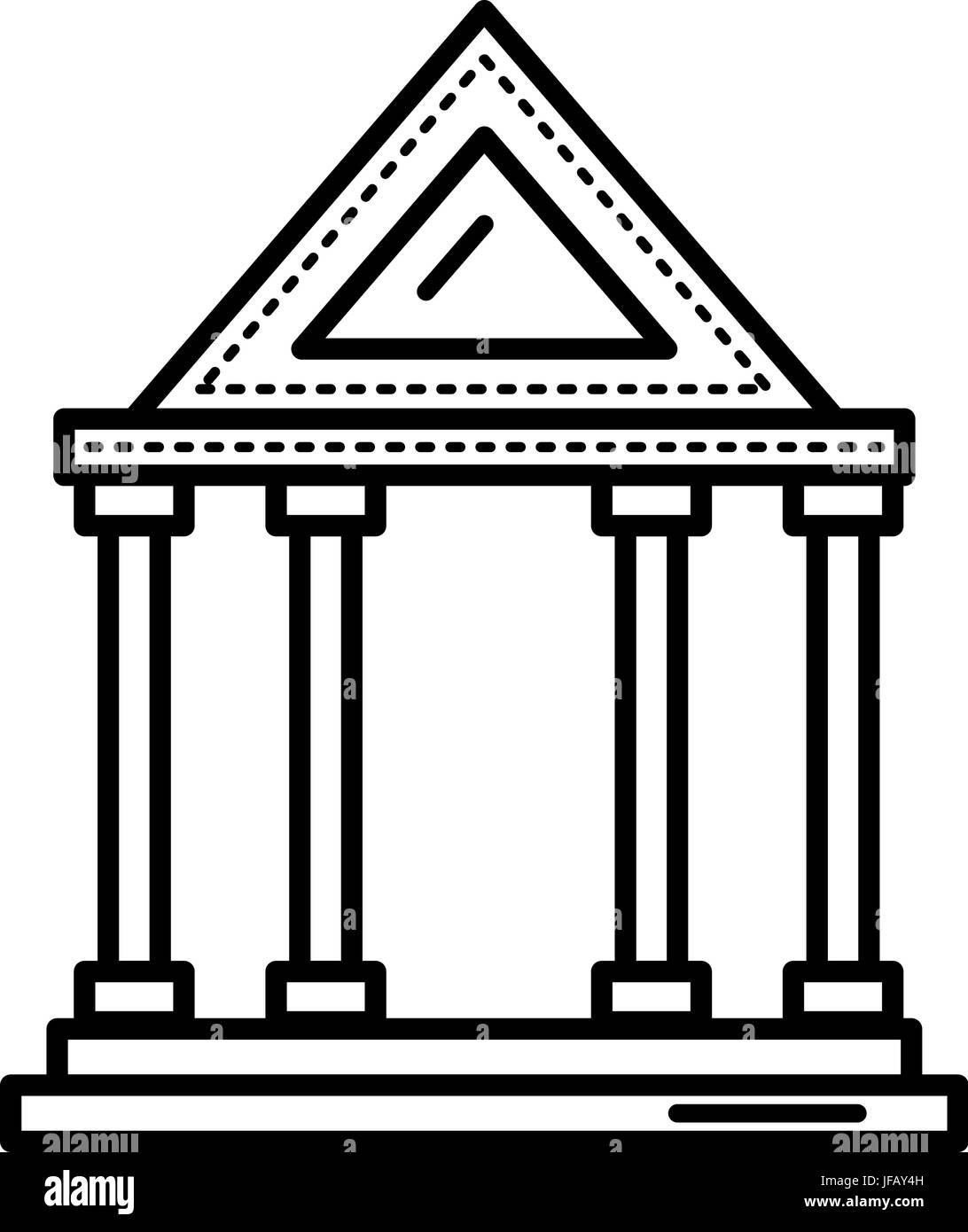 bank building isolated icon vector illustration design Stock Vector ...