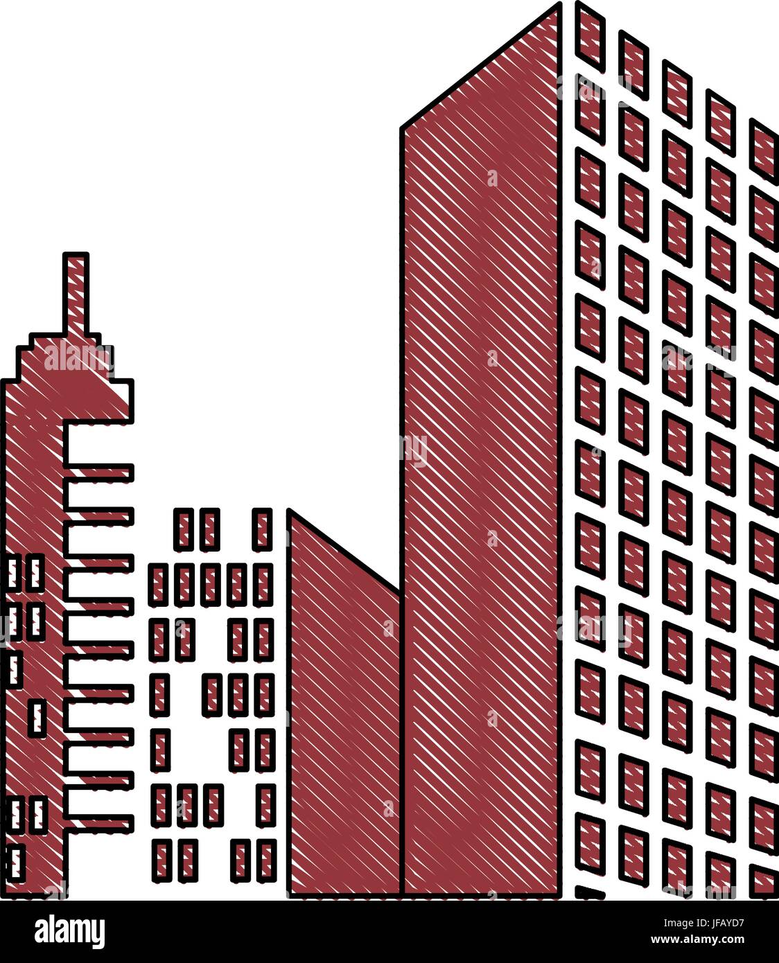 city buildings icon over white background vector illustration Stock ...