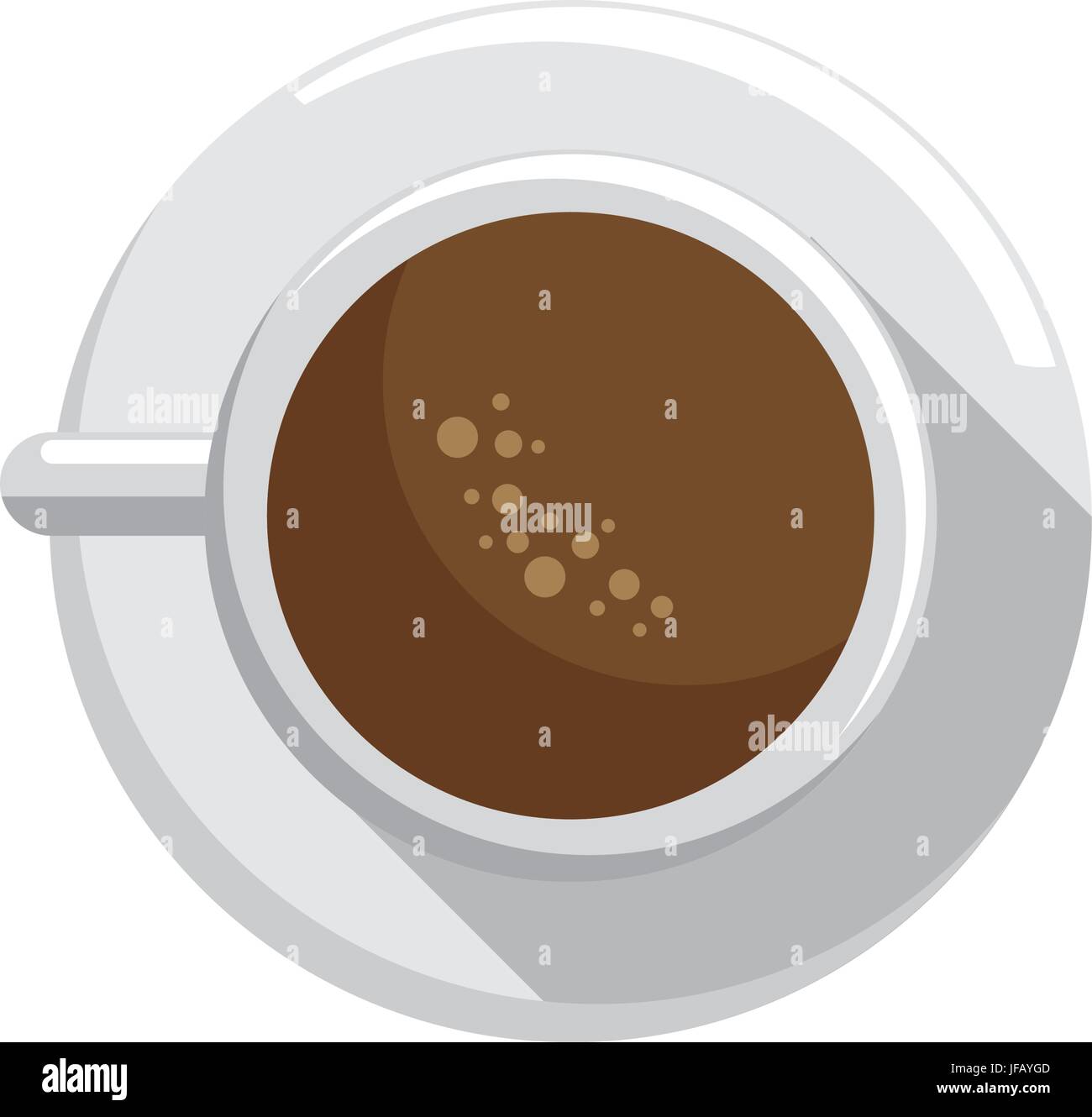 coffee mug icon over white background vector illustration Stock Vector ...