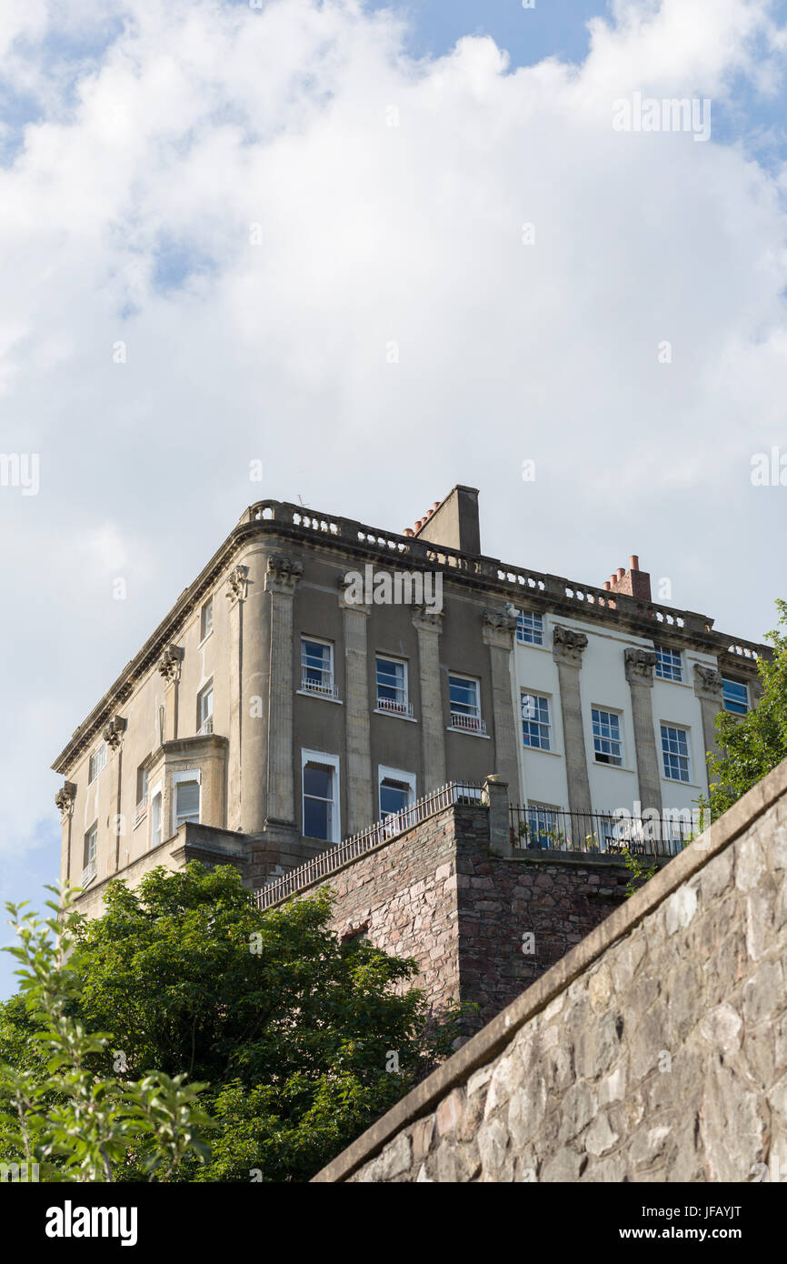 The Paragon, a terrace high up at the top of Hotwells in