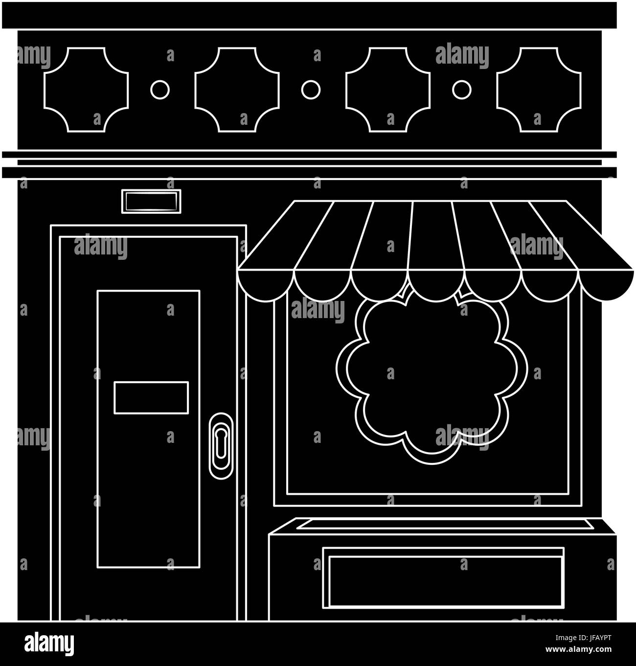 store icon over white background vector illustration Stock Vector Image ...