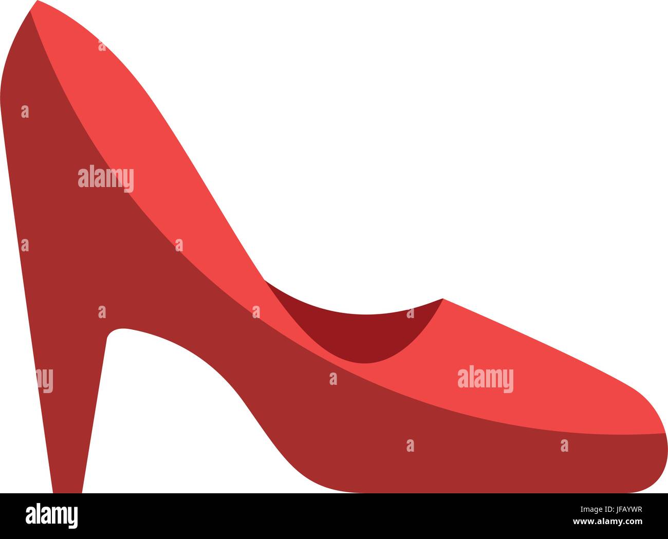 high heel shoes icon over white background vector illustration Stock ...