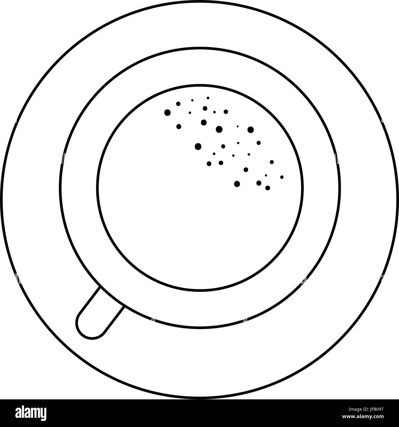 coffee mug icon over white background vector illustration Stock Vector ...