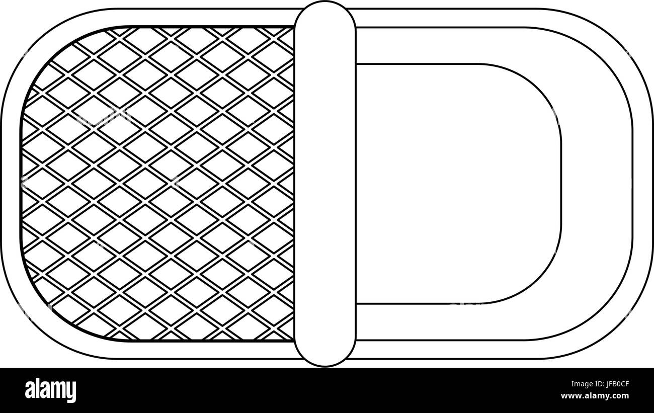 picnic basket icon over white background vector illustration Stock ...