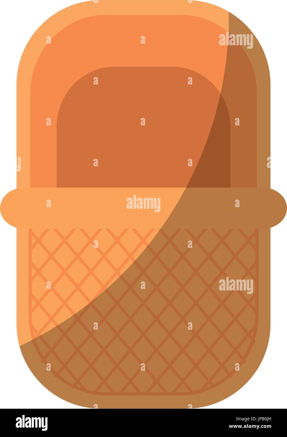 picnic basket icon over white background colorful design vector ...