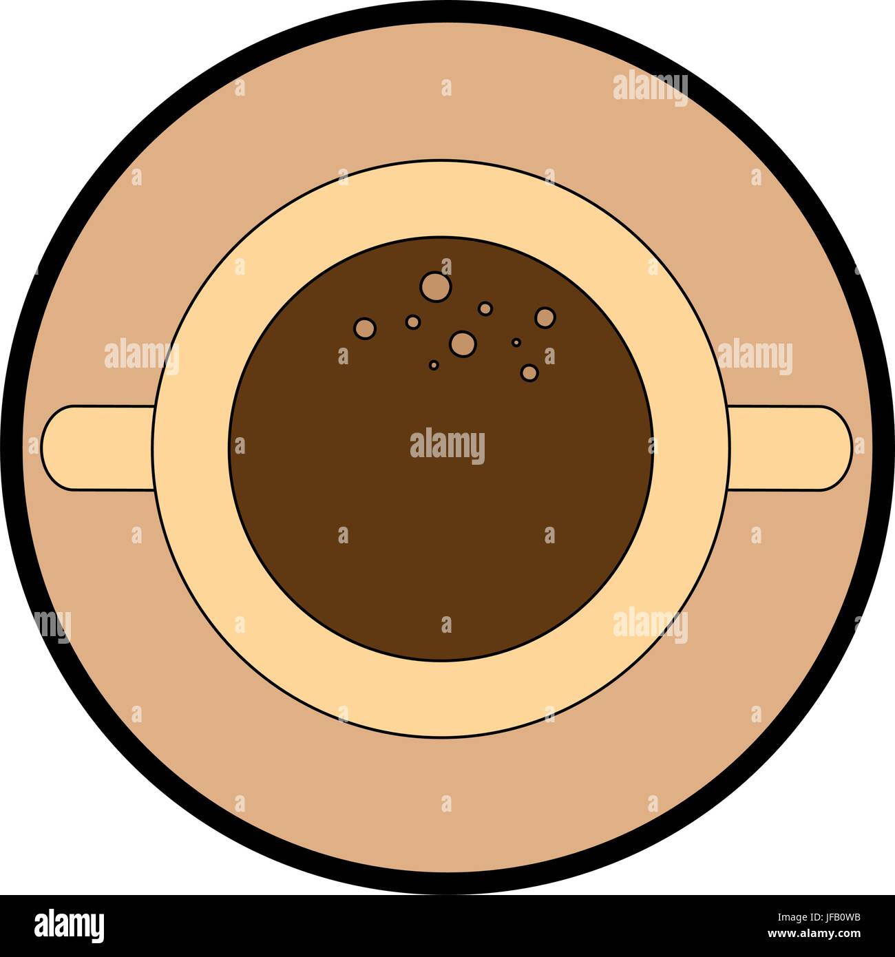 coffee mug icon over white background vector illustration Stock Vector ...